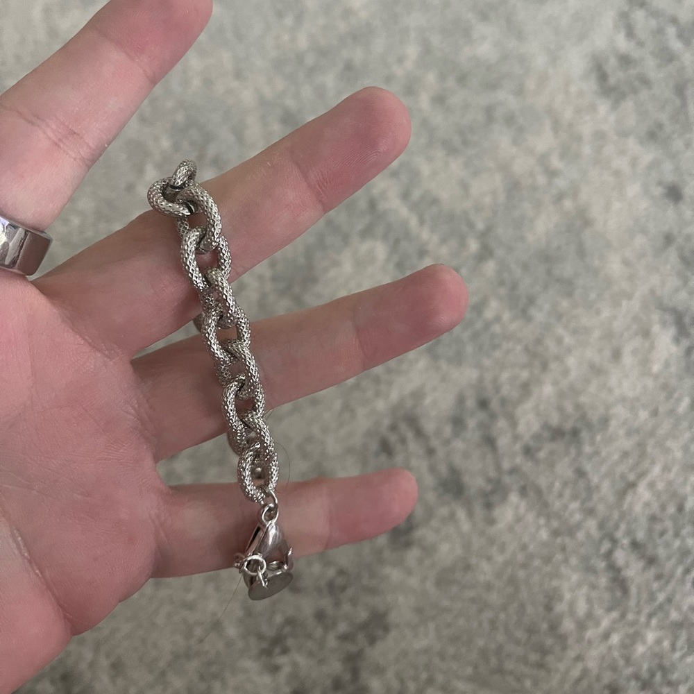 BB Lila silver chain bracelet